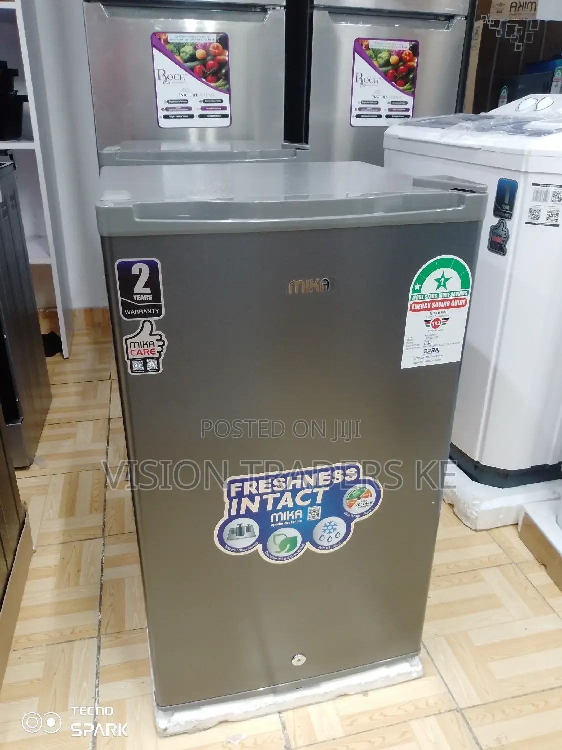 Mika Mrdcs92ds 92ltrs Single Door Refrigerator-Fridge ✓
