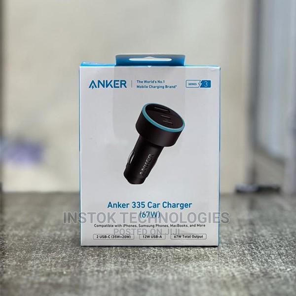 Anker 335 Car Charger (67W) 3 Ports Fast Charger