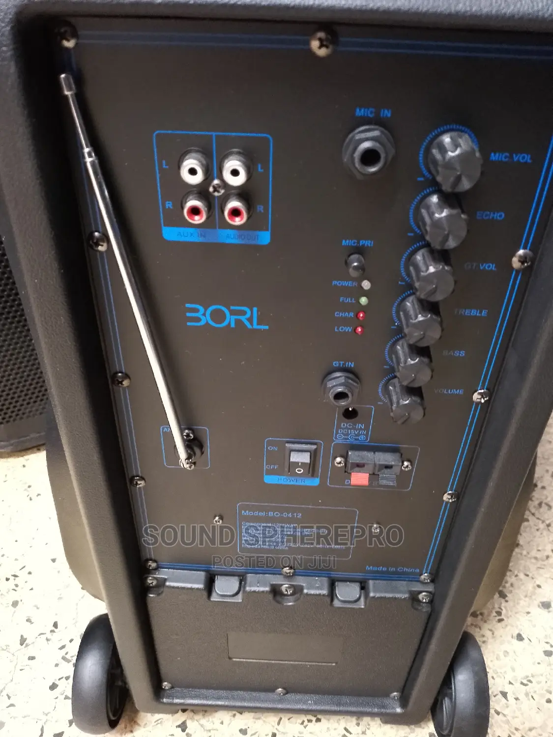 Borl 0412 12 Inch Powered Speakers