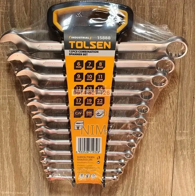Tolsen Combination Spanner Set 6-22mm 12PCS