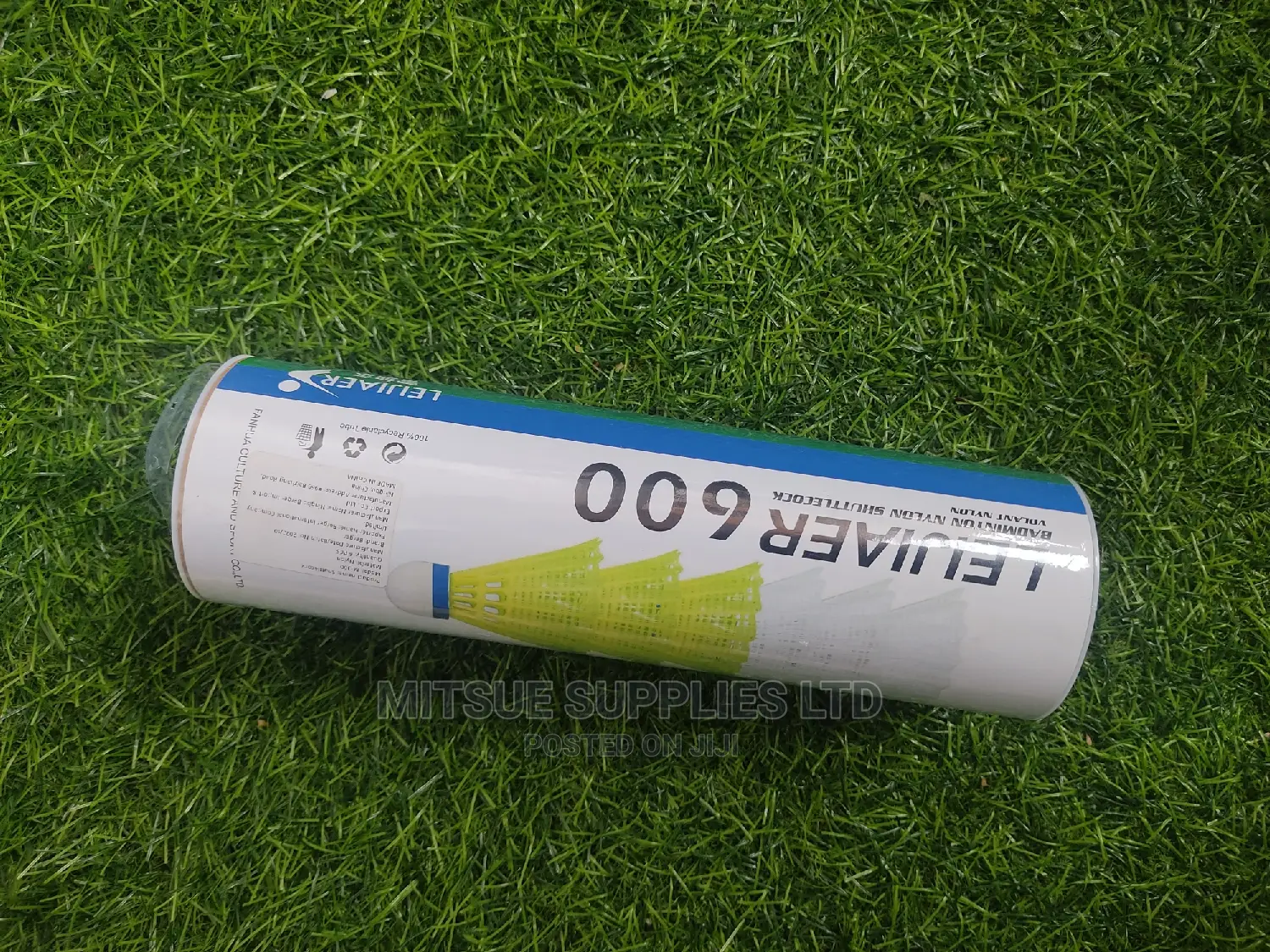 A Tin of 6 Badminton Shuttlecock Mavis 600