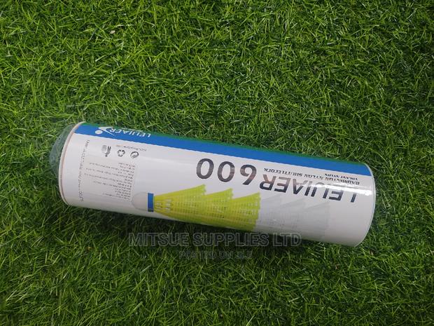 A Tin of 6 Badminton Shuttlecock Mavis 600