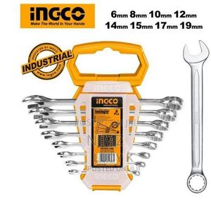 STRONG Ingco 8pcs Combination Spanner Set - thumbnail 2