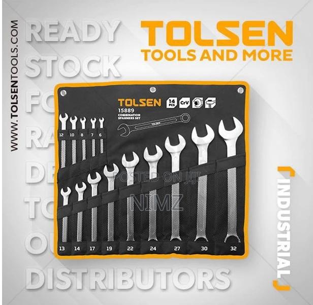 Tolsen Combination Spanner Set 14 Pieces - main view