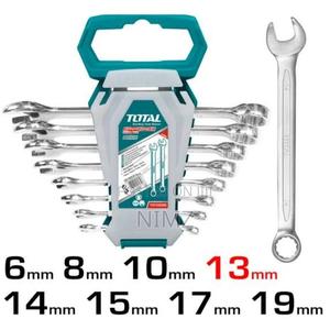 QUALITY TOTAL 8pcs Combination Spanner Set