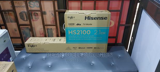 Hisense HS2100 2.1CH Wireless Soundbar System – Black - main view