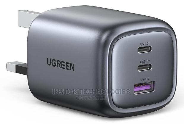 Ugreen Nexode 65W Gan Wall Charger 3-Ports