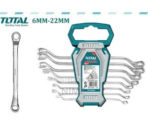 Strong Total 8pcs Offset Ring Spanner Set 6mm-22mm Wrench - thumbnail 2