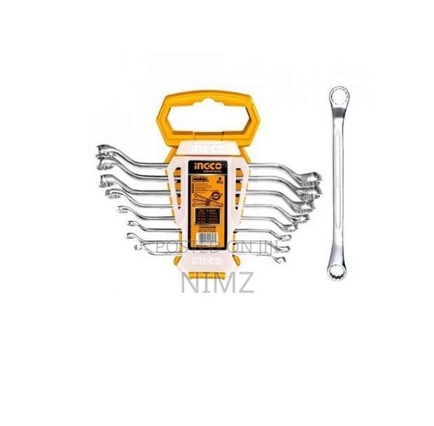 Ingco 8pcs Combination Ring Spanner Set - main view