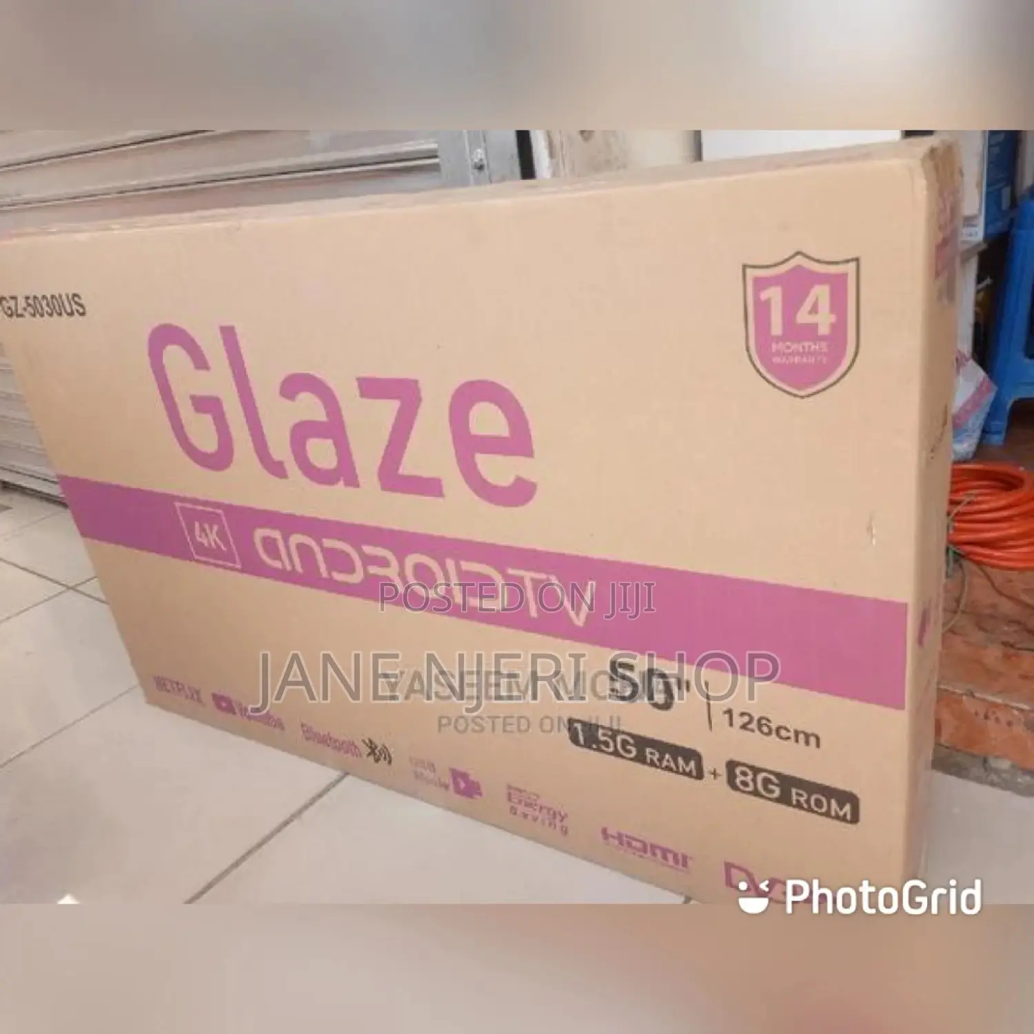Flameless 50 Inches Glaze Tv