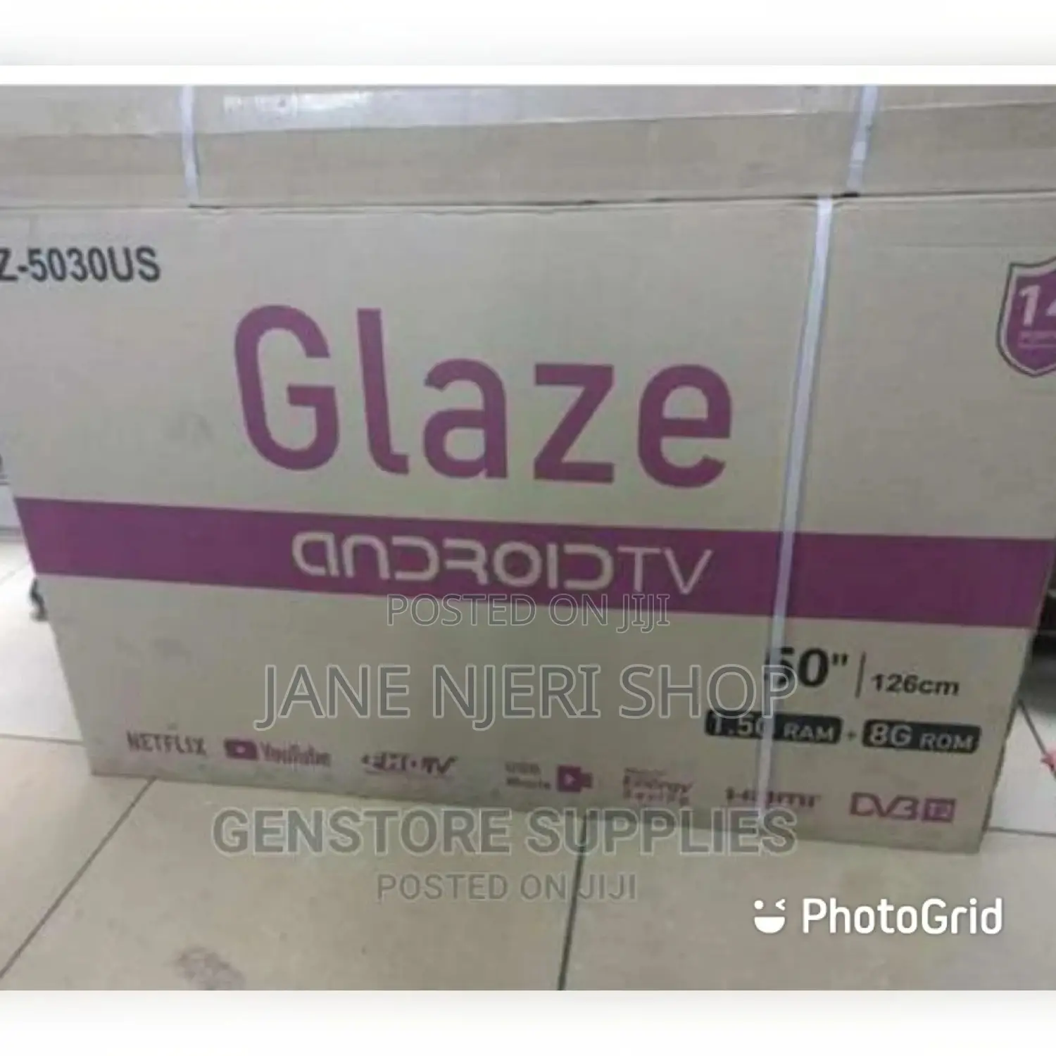 Flameless 50 Inches Glaze Tv