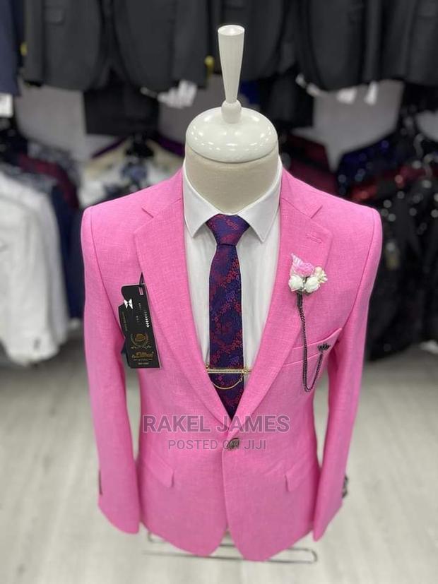 Men Black Blazer - thumbnail 2