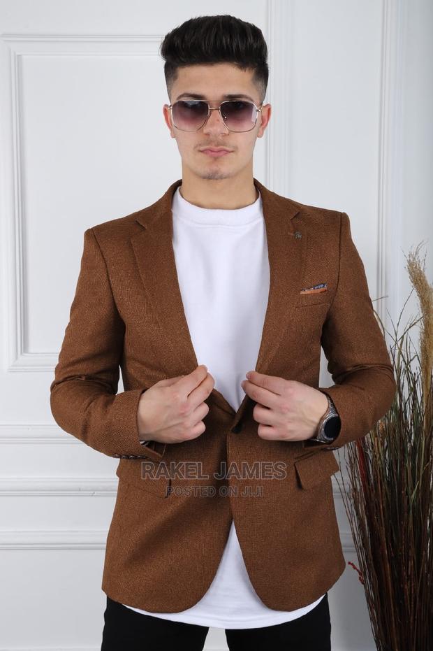 Beige Men Blazer - main view