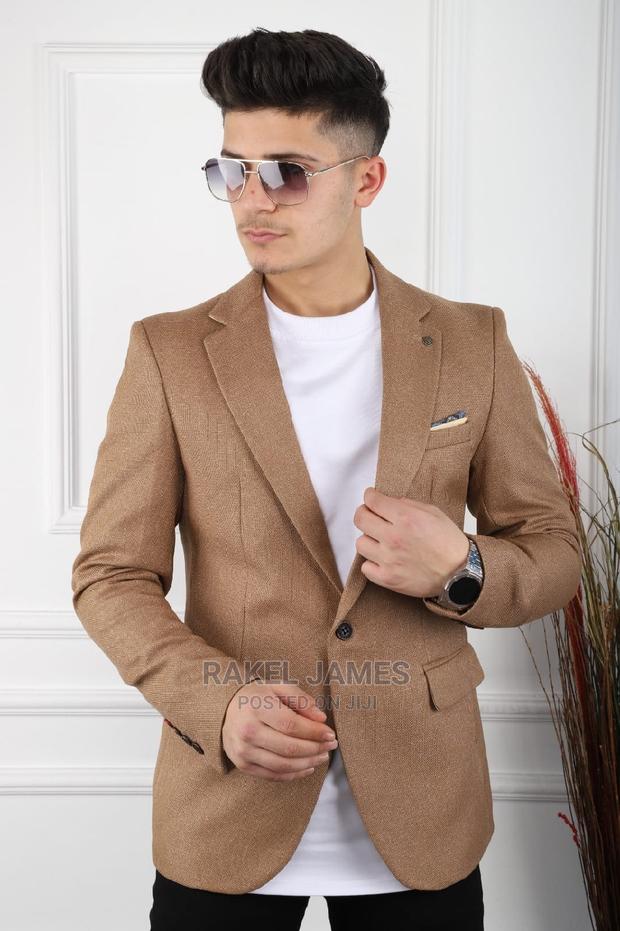 Beige Men Blazer - thumbnail 2