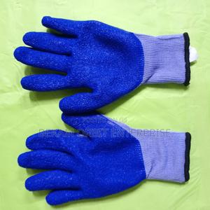 Latex Coated Glass Cutting Diamond Grip Gloves - main view