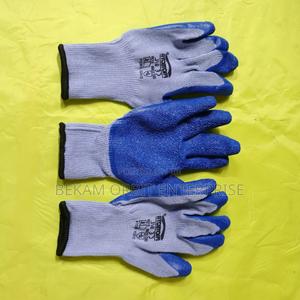 Industrial Latex Coated Diamond Grip Gloves - main view
