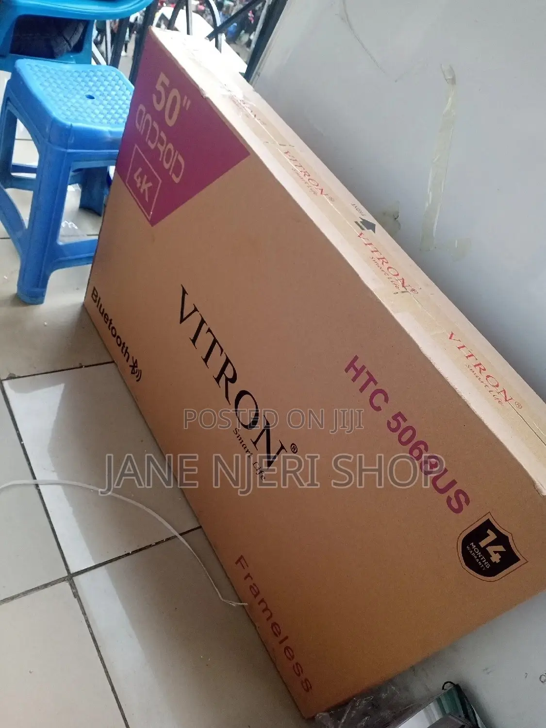 Flameless Vitron 50 Inches Android Tv