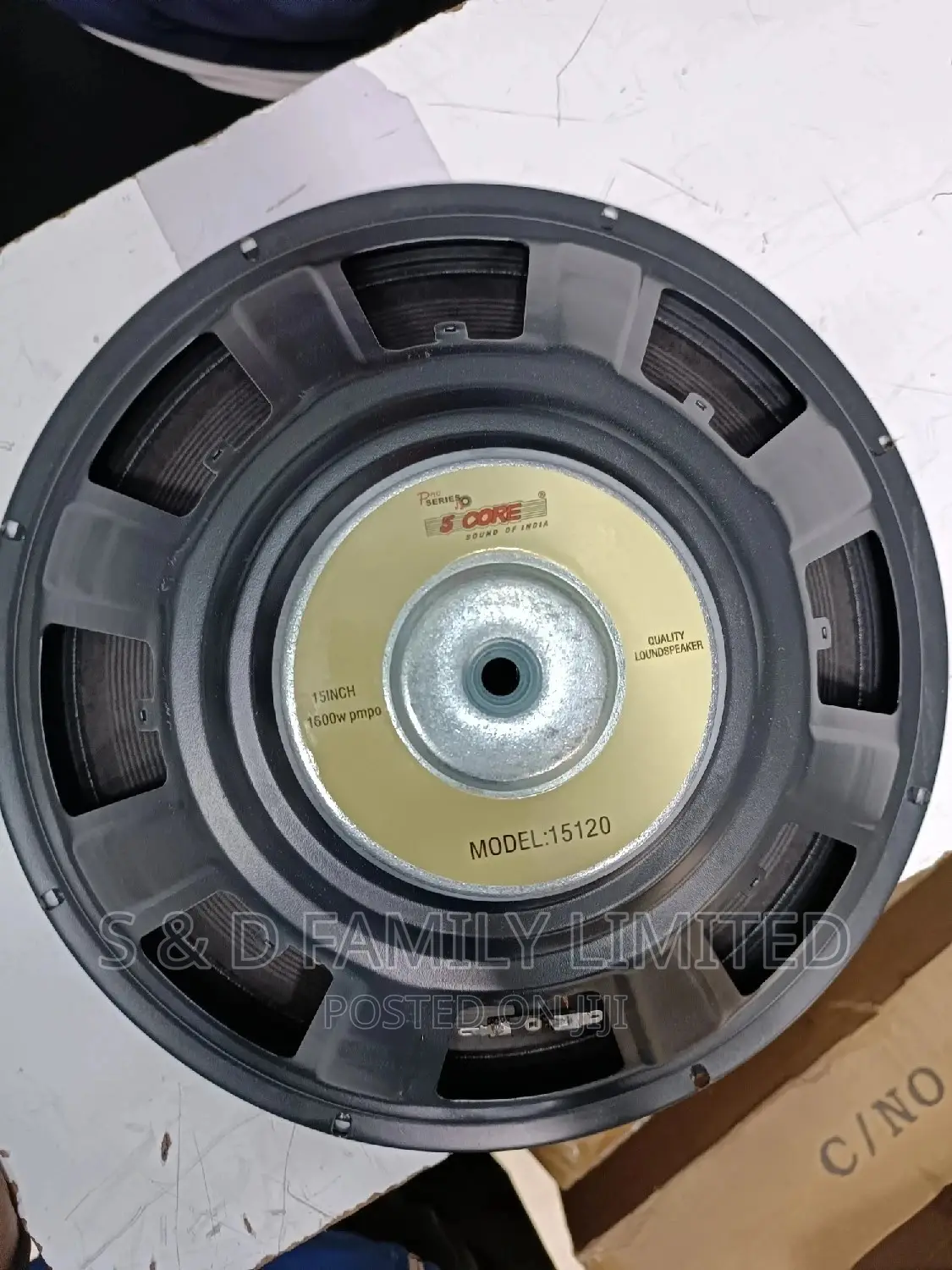 5 Core 15 Inch Naked Speaker 15120