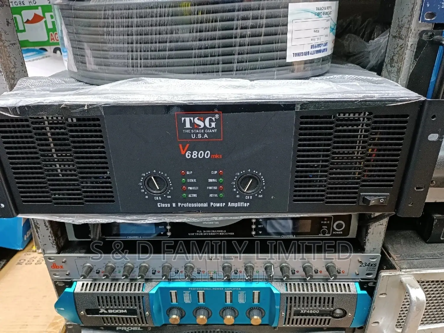 TSG V6800 Ex-Uk Power Amplifier
