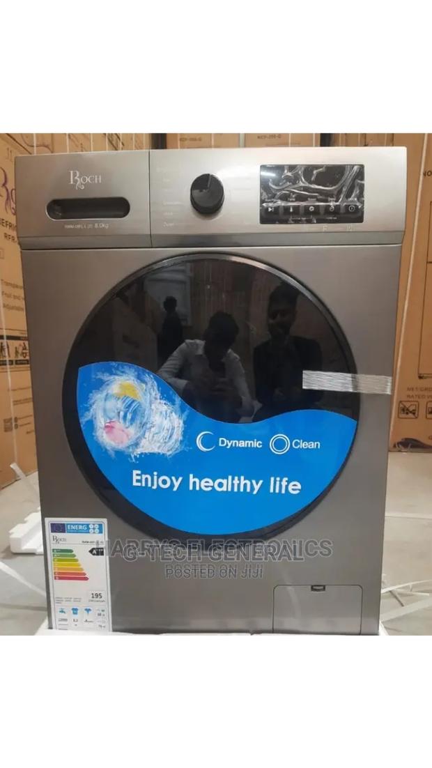 Roch 8kg Fully Automatic Washing Machine -silver