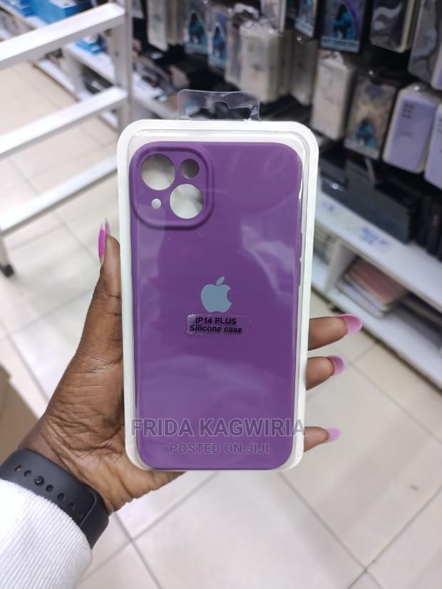 iPhone 14 Plus Purple Silicone Case