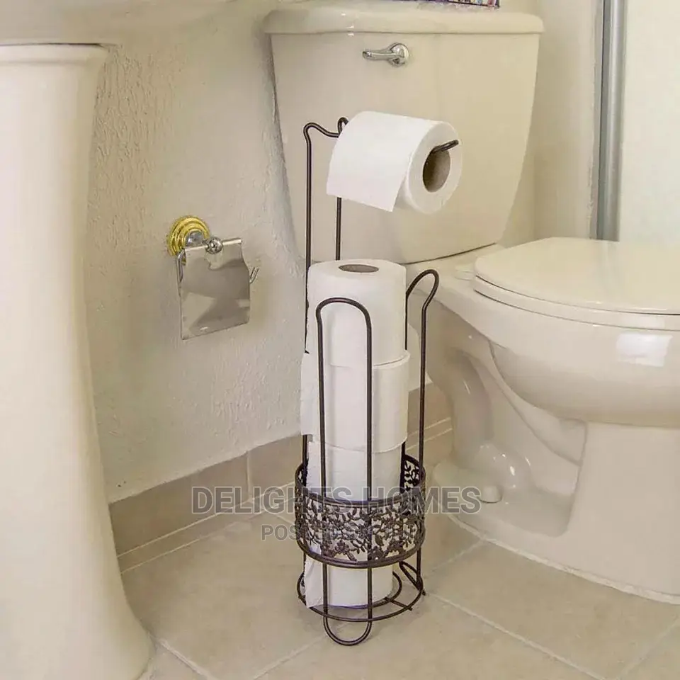 Toilet Paper Roll Stand With Holder