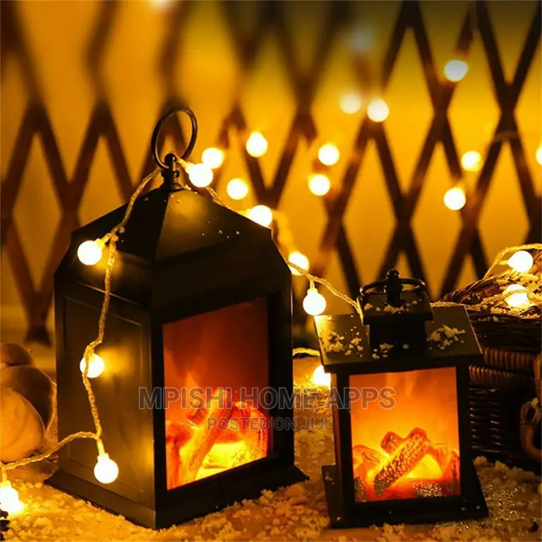Cozy Fireplace Lantern