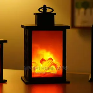 LED Fireplace Lantern