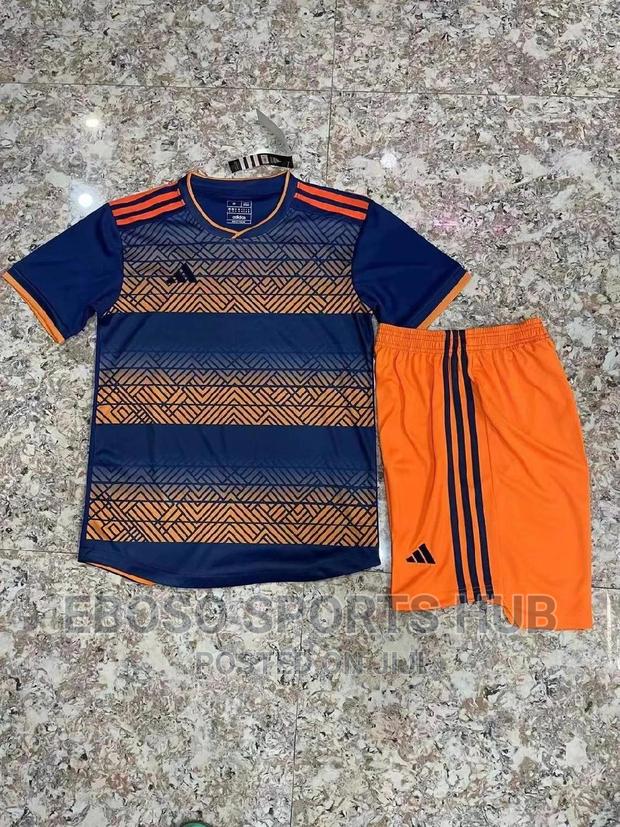 Orange Adidas Football Uniform - thumbnail 2