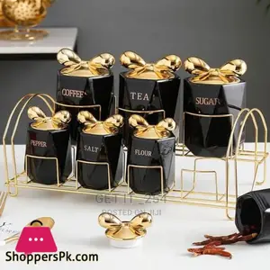 Perfect 7pcs Sugar Cruets Bowl Set