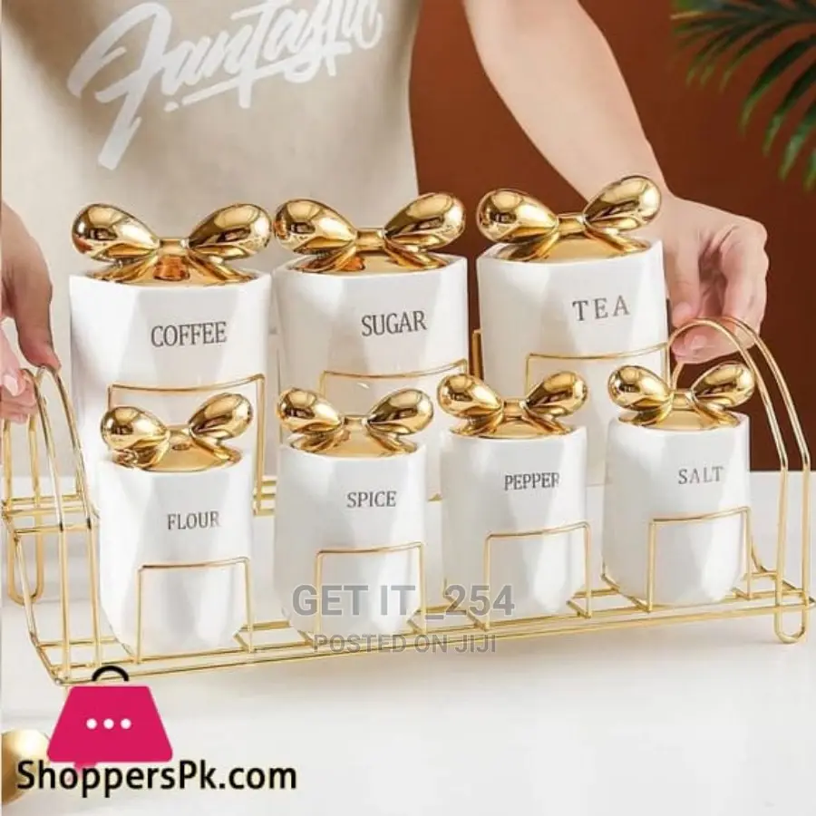 Perfect 7pcs Sugar Cruets Bowl Set