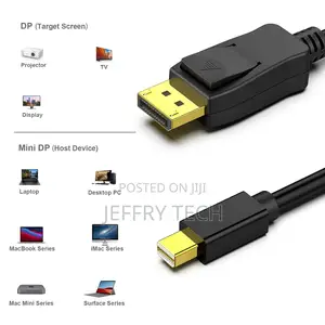 Mini Displayport to Displayport 1m Cable at 60hz at 144H