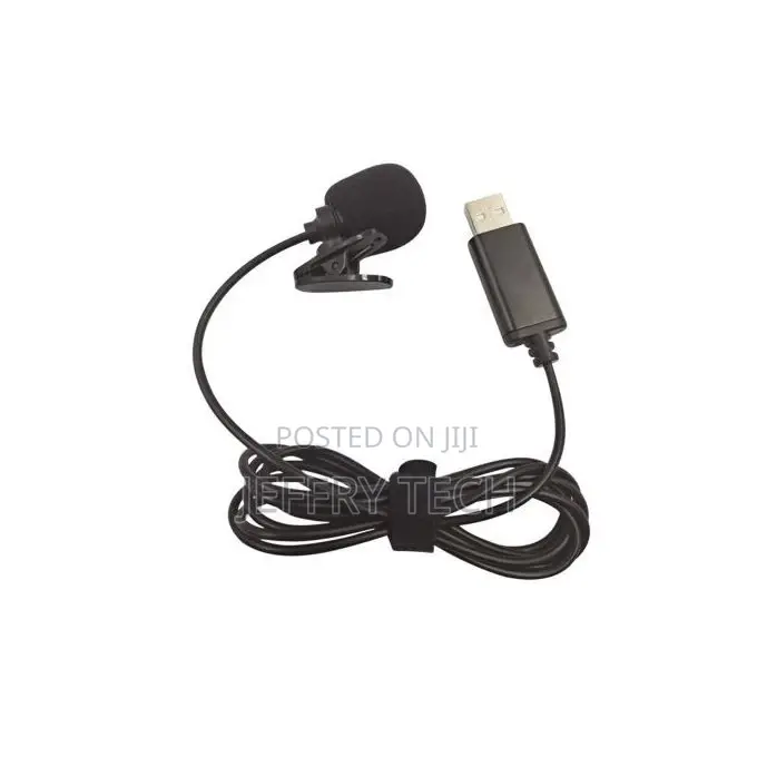 USB Lavalier Lapel Condenser Microphone Omnidirectional