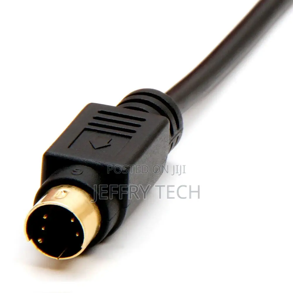 S-Video Cable 6ft 4 Pin Male to Male Gold Plated Mini-Din Co