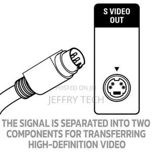 S-Video Cable 6ft 4 Pin Male to Male Gold Plated Mini-Din Co