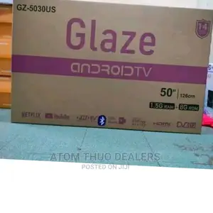 Glaze 50 " Inch Smart Android,Frameles Ultra HD Tv 
