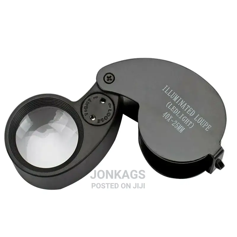 40x Magnifying Loupe With LED Lights