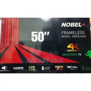 Nobel 50” Frameless Ultra Hd Android Tv, Netflix