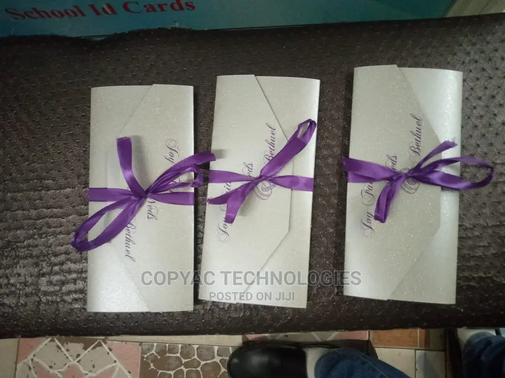 Customized High End Wedding Cards