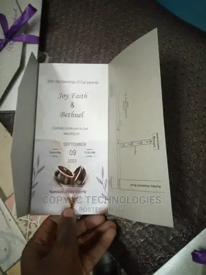 Customized High End Wedding Cards
