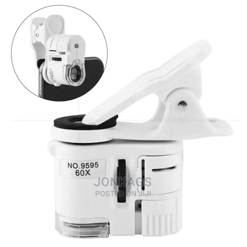60× Universal Clip Smart Phone Mini Microscope