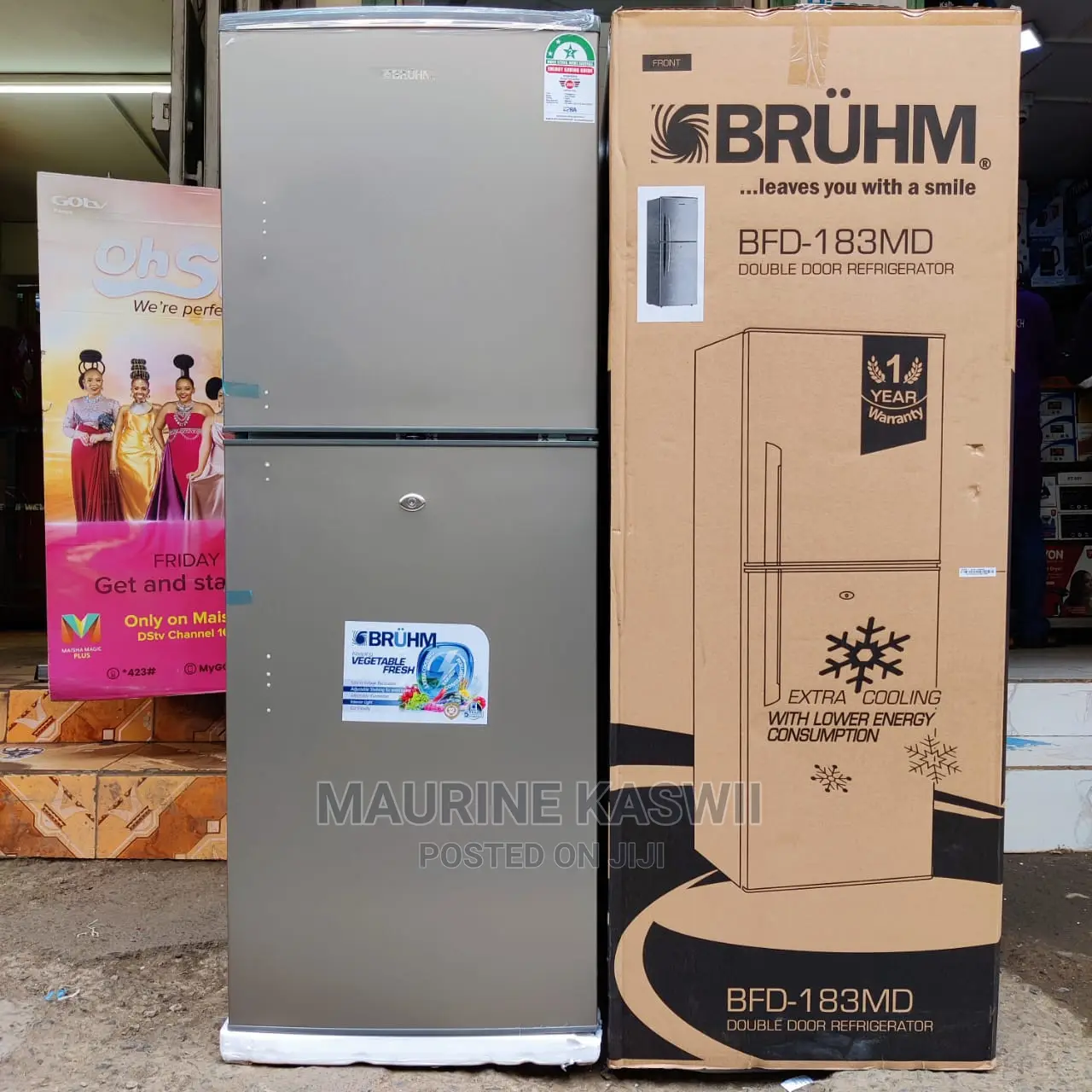 Bruhm 183l Refrigerator Fridge BFD 183l