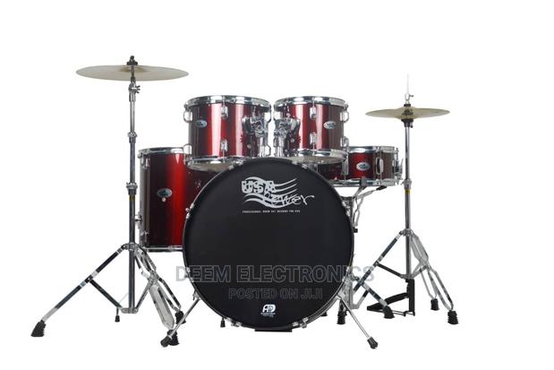USA Power Drumset - Color Red Wine