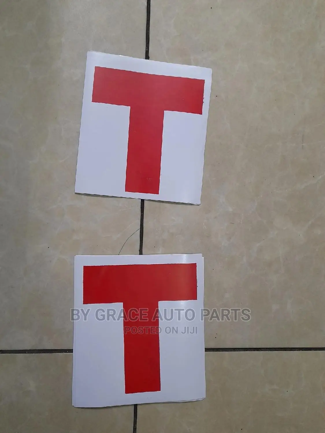 T Signs/T Warning Sticker Sign.