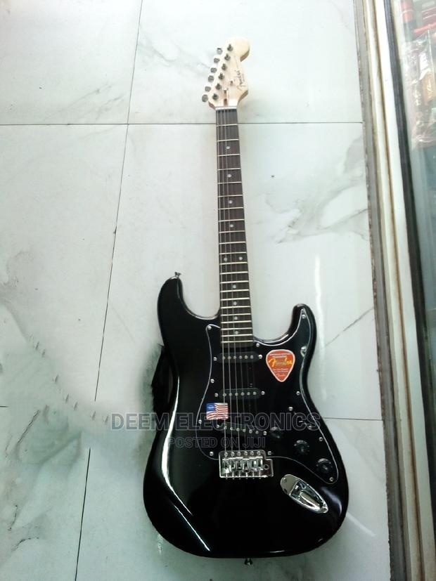 Electric Original Fender Guitar- Rhythm Black