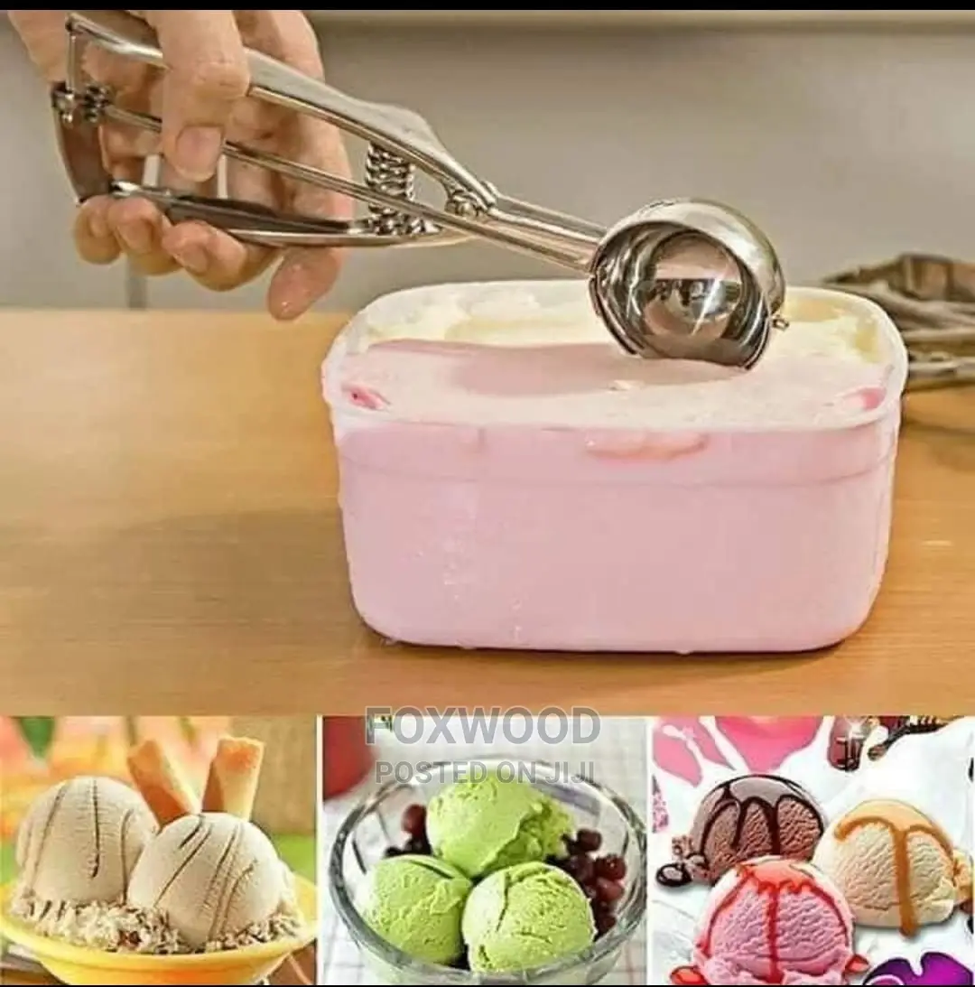 Ganesh Stainless Steel Ice Cream Scoop Approx 70ml