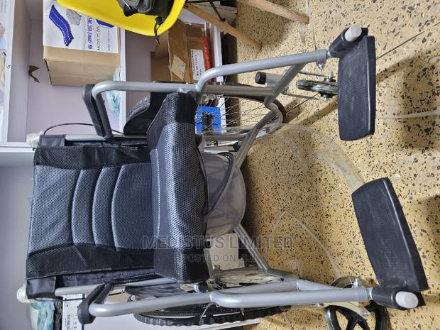 Wheelchair Commode With Honey Comb Seat - main view