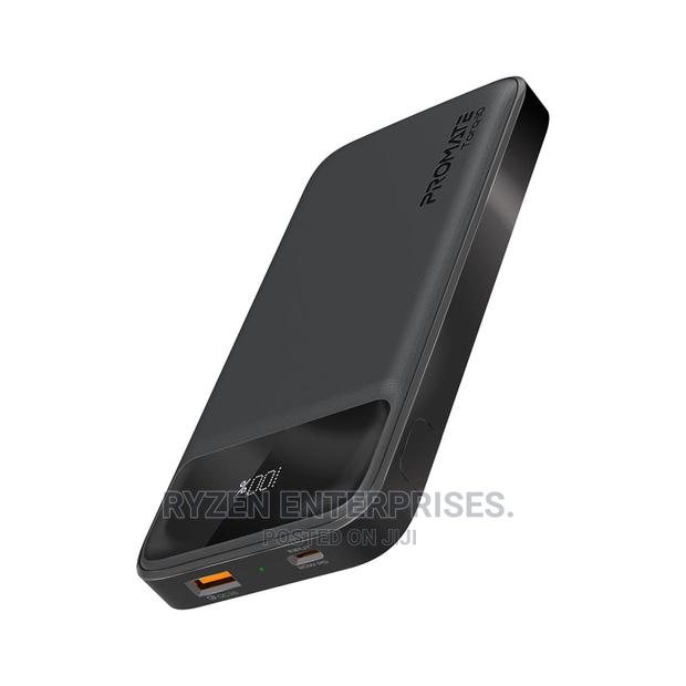 Promate 10000mah Slim Power Bank With 20W USB-C 10000mah