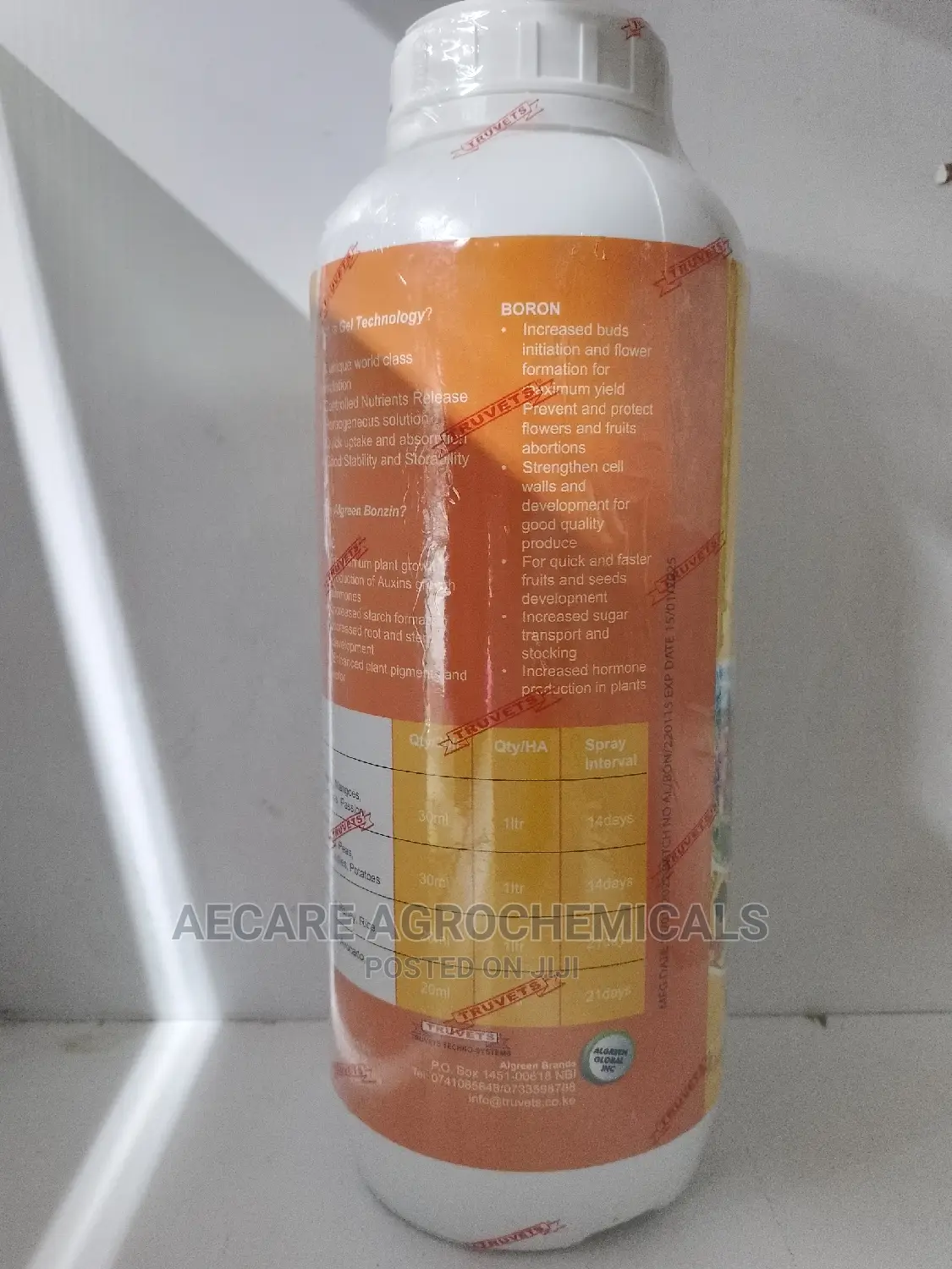 Bonzin (Zinc and Boron Fertilizer)Algreen Npk:14.4.4 1litre