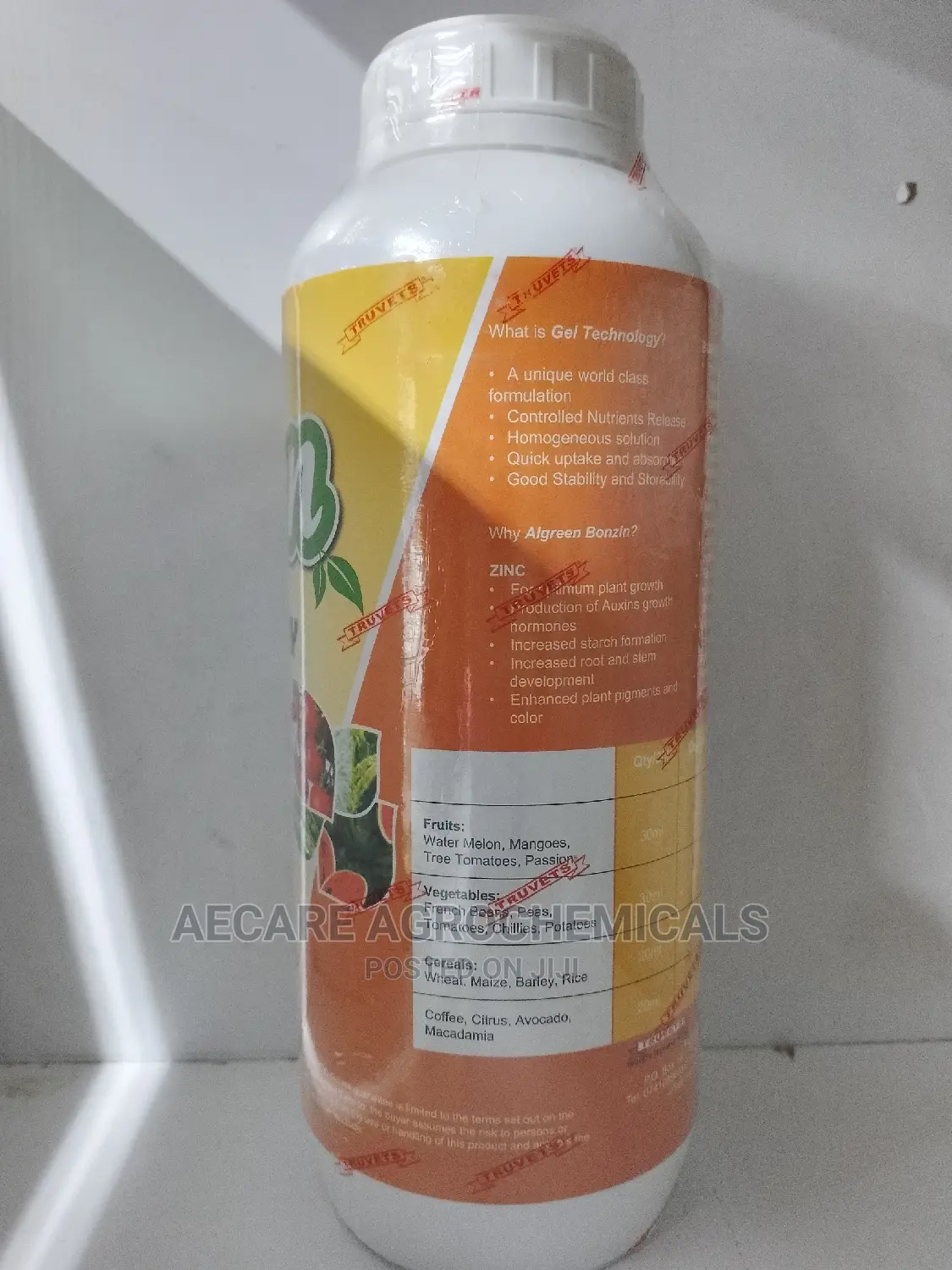 Bonzin (Zinc and Boron Fertilizer)Algreen Npk:14.4.4 1litre